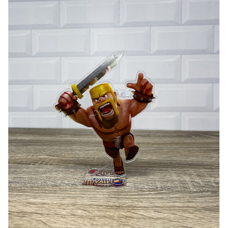 Акрилова колекційна фігурка Clash of Clans, Clash Royale Персонаж Варвар 2 15 см