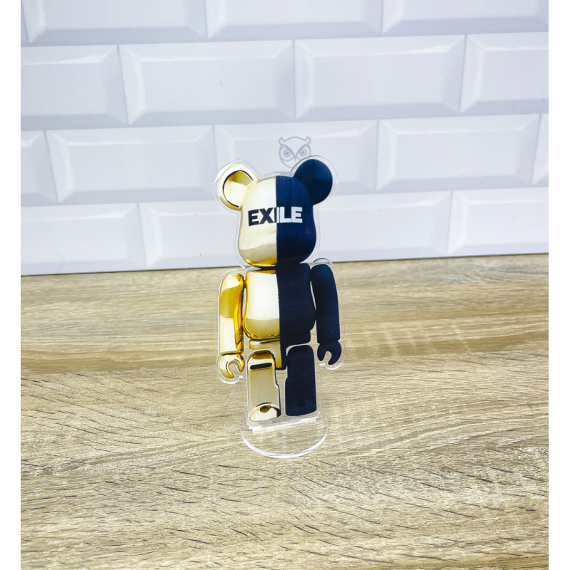 Акрилова колекційна фігурка Bearbrick EXILE