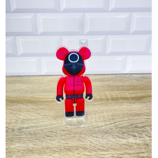 Акрилова колекційна фігурка Bearbrick Squid Game 2