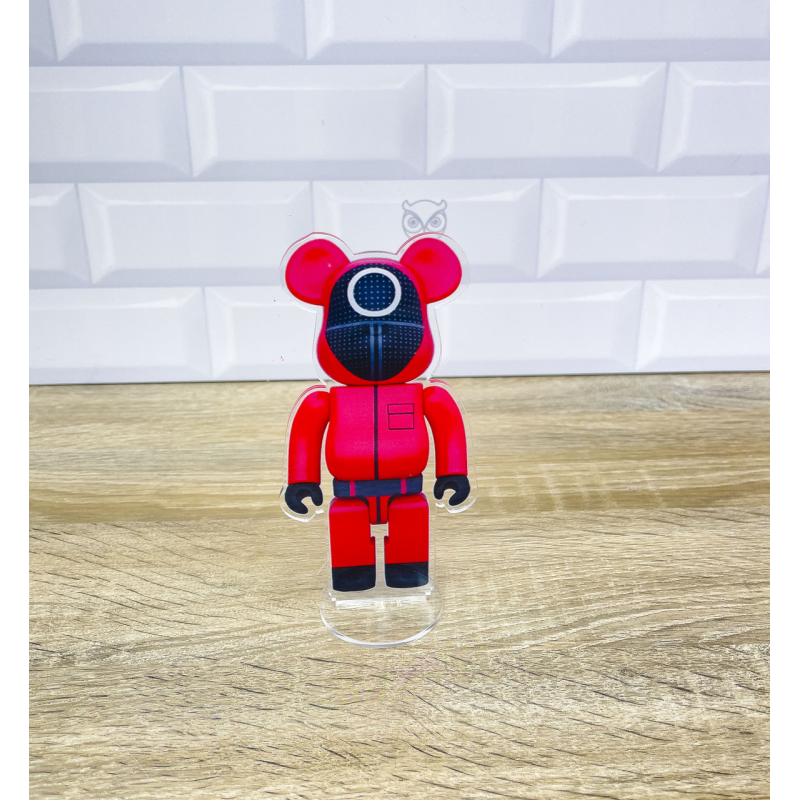 Акрилова колекційна фігурка Bearbrick Squid Game 2