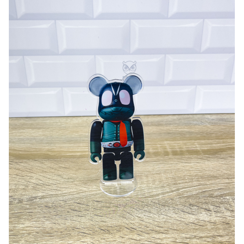Акрилова колекційна фігурка Bearbrick Kamen Rider