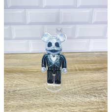 Акрилова колекційна фігурка Bearbrick Jack Skellington