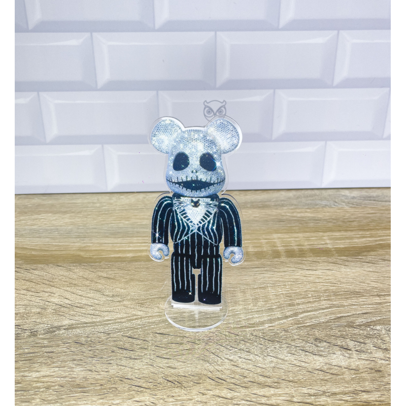 Акрилова колекційна фігурка Bearbrick Jack Skellington