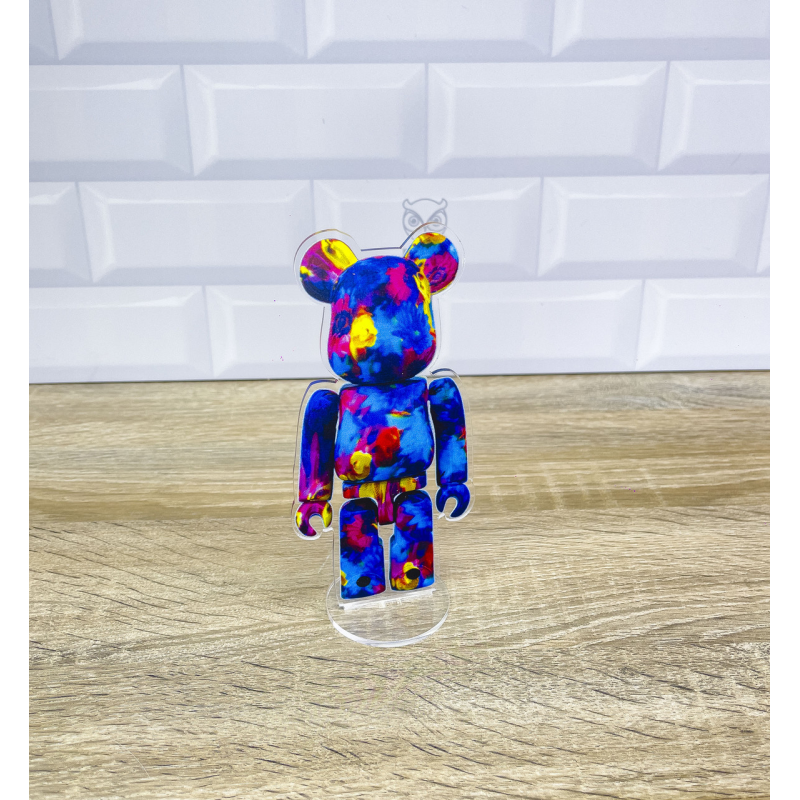 Акрилова колекційна фігурка Bearbrick Mika Ninagawa Anemone Акрилова колекційна фігурка Bearbrick Mika Ninagawa Anemone