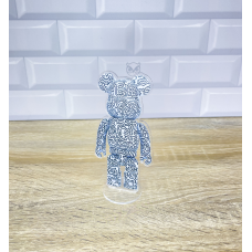 Акрилова колекційна фігурка Bearbrick Keith Haring