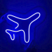Неонова вивіска Neon Sign «Літак» 20х19см