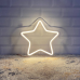 Неонова LED вивіска NeonSignDecor “Зірка“ 30x28 см + диммер для регулювання яскравості у ПОДАРУНОК!