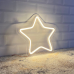 Неонова LED вивіска NeonSignDecor “Зірка“ 30x28 см + диммер для регулювання яскравості у ПОДАРУНОК!