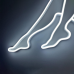 Неонова LED вивіска NeonFlexGlow “Ноги жінки“ 30х50см