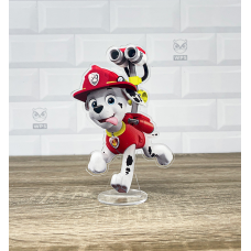 Акрилова колекційна фігурка Щенячий Патруль Маршал 15 см