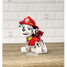 Акрилова колекційна фігурка Щенячий Патруль Маршал 1 15 см