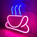 Неонова led вивіска  кава «coffe» neoflexglow 22x20 см + диммер у подарунок!