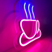 Неонова led вивіска  кава «coffe» neoflexglow 22x20 см + диммер у подарунок!