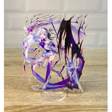 Акрилова колекційна фігурка Аніме Проект Біла Кішка, Сая, людина, яка контролює Руйнування 15 см