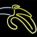 Неонова led вивіска neonflexglow «Банана» 28х46 см