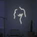Неонова led вивіска neonflexglow “Жінка“ 50 x 74см