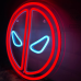 Неонова led вивіска neonflexglow Дедпул 33х33см