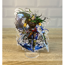 Акрилова колекційна фігурка Аніме Проект Біла Кішка, Грем 15 см