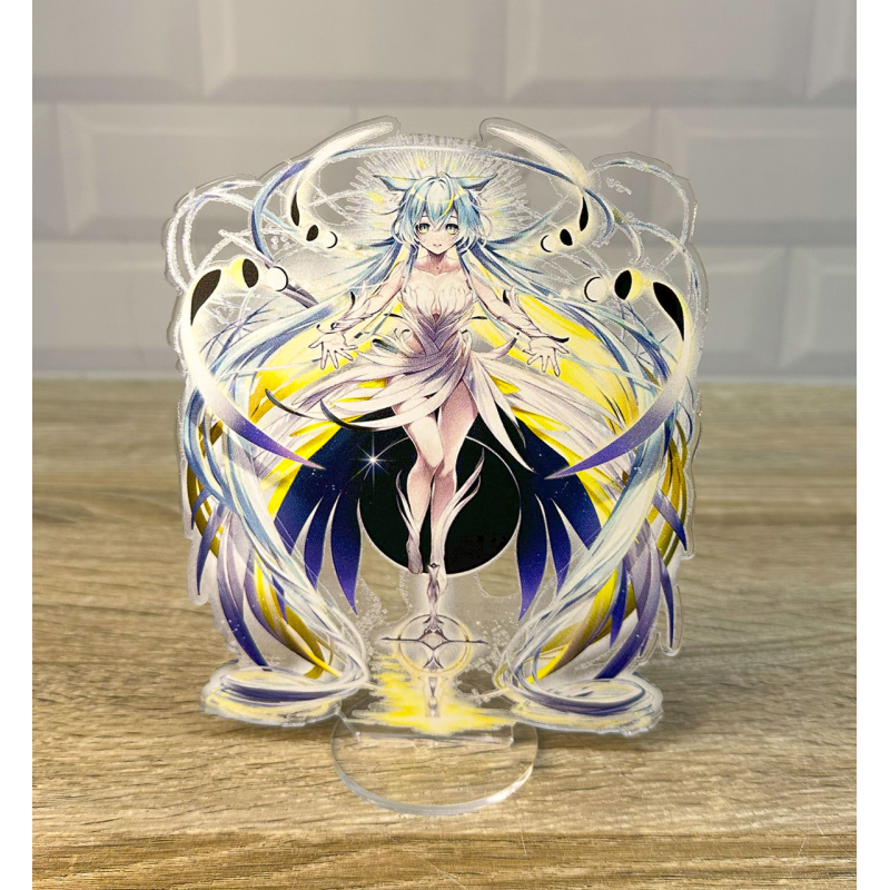 Акрилова колекційна фігурка Аніме Проект Біла Кішка, Іксія 15 см