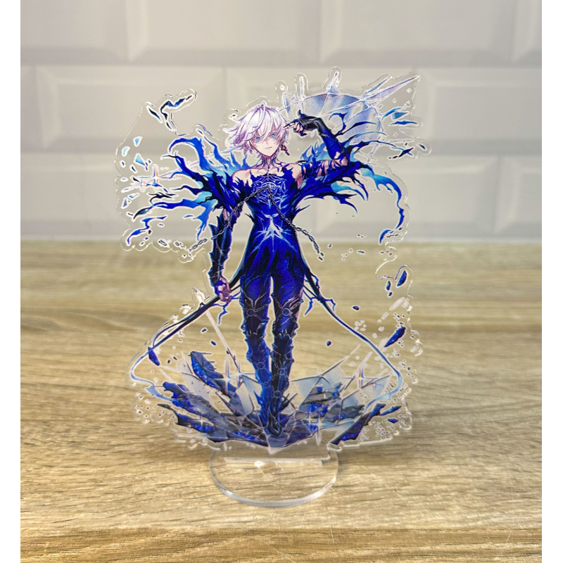 Акрилова колекційна фігурка Аніме Проект Біла Кішка, Джин 15 см