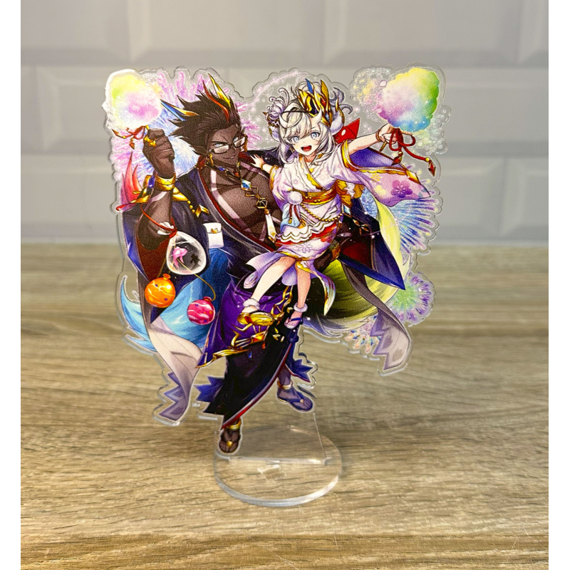 Акрилова колекційна фігурка Аніме Проект Біла Кішка, Лев, Король великого духу Апіса 15 см