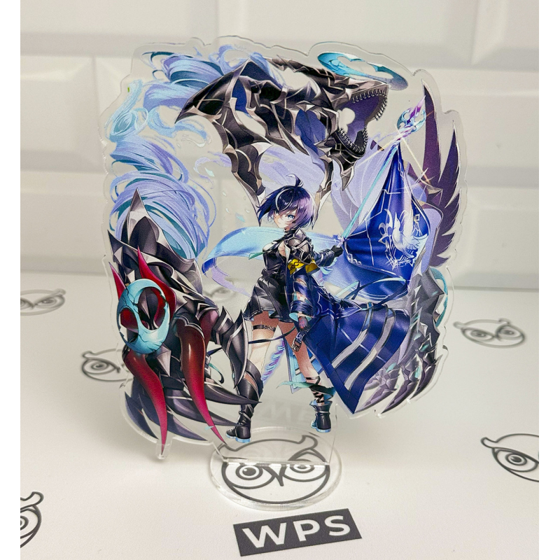 Акрилова колекційна фігурка Аніме Проект Біла Кішка, Луна 15 см