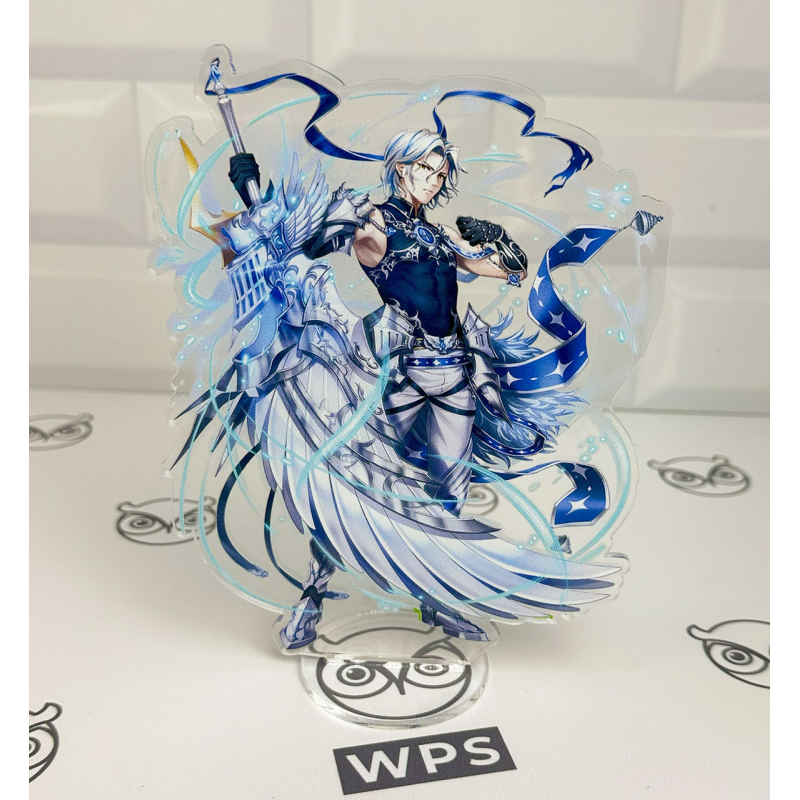 Акрилова колекційна фігурка Аніме Проект Біла Кішка, Ешлі 15 см