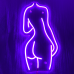 Неонова вивіска neonflexglow Жіноче тіло  50х25 см