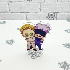 Акрилова колекційна фігурка Chibi Аниме: Магиічна битва/JK (Кенто Нанамі, Сатору Годжо) 1 10см