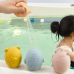 Набір силіконових іграшок бризкалок для купання 4 шт. з харчового силікону багатофункціональний