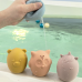 Набір силіконових іграшок бризкалок для купання 4 шт. з харчового силікону багатофункціональний