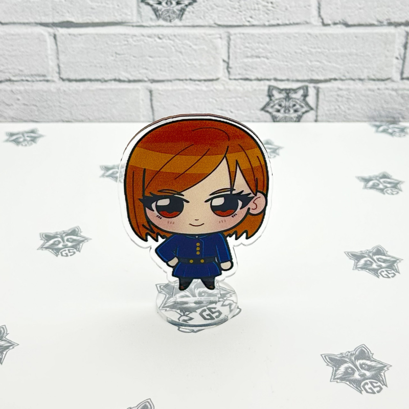 Акрилова колекційна фігурка Chibi Аниме: Магиічна битва/JK (Нобара Кугісакі, Nobara Kugisaki) 10см