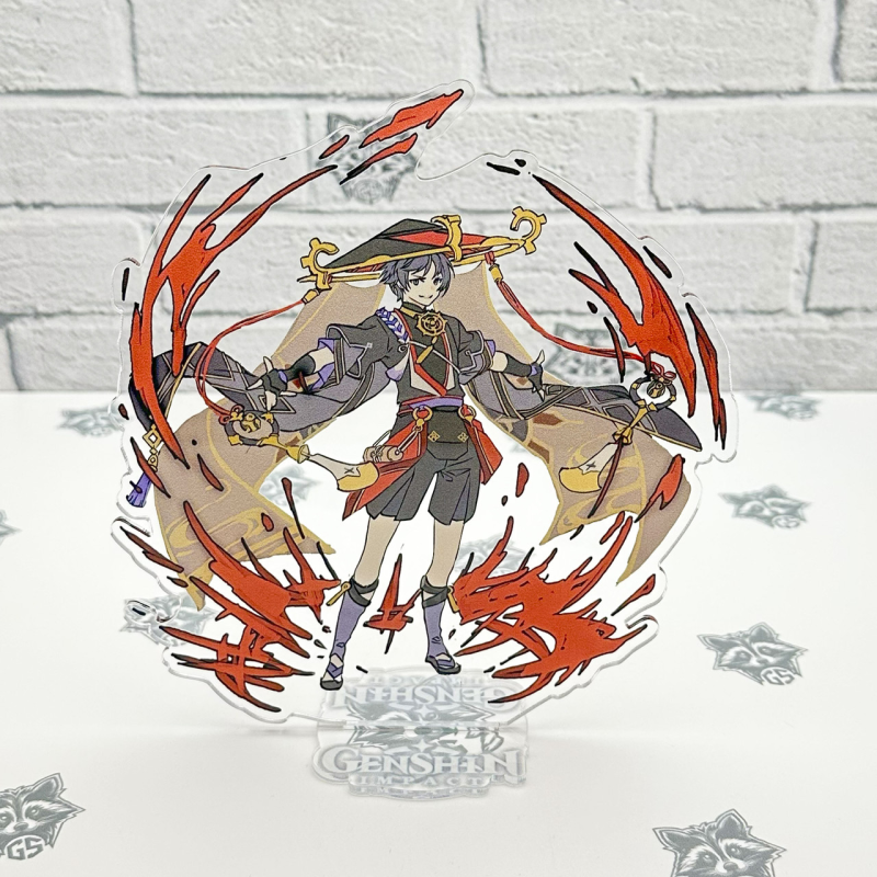 Акрилова колекційна фігурка Геншин Імпакт - Genshin Impact (Мандрівник Скарамуччі 3) 15 см