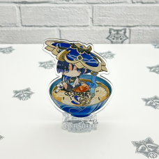 Акрилова колекційна фігурка Chibi Геншин Імпакт - Genshin Impact (Мандрівник Скарамуччі) 10 см