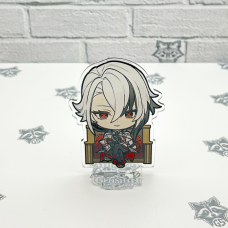 Акрилова колекційна фігурка Геншин Імпакт - Genshin Impact Chibi Арлекіно 10 см