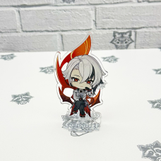 Акрилова колекційна фігурка Геншин Імпакт - Genshin Impact Chibi Арлекіно 1 10 см