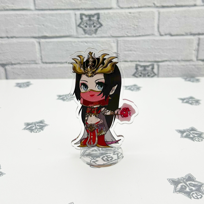 Акрилова колекційна фігурка Chibi Аніме: Розколота битвою синьова небес Цай Лінь / Cai Lin 10 см