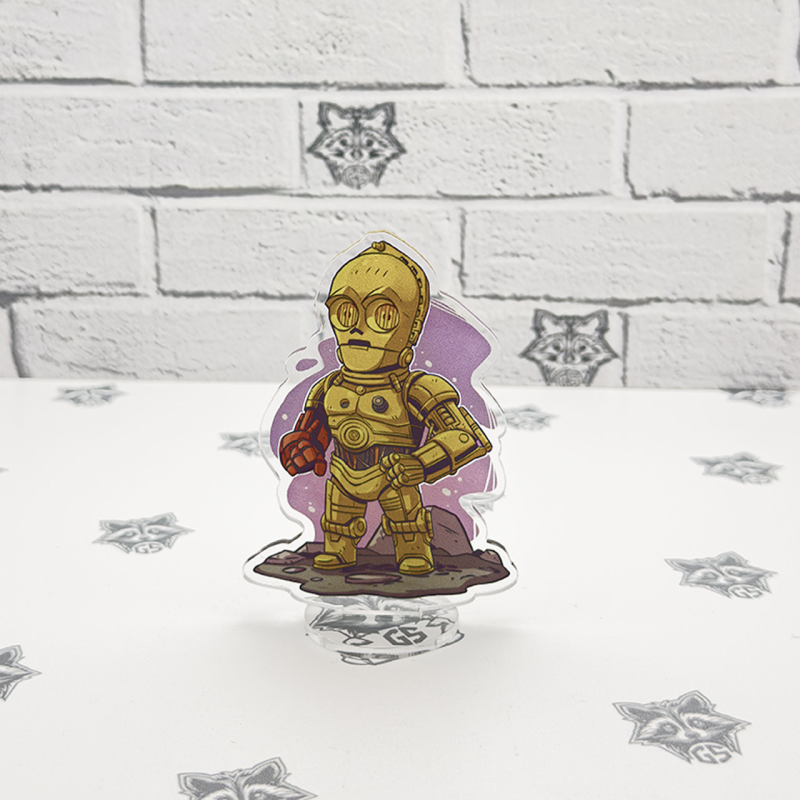 Акрилова колекційна фігурка Чібі Chibi Зоряні війни Star Wars - C-3po 10 см