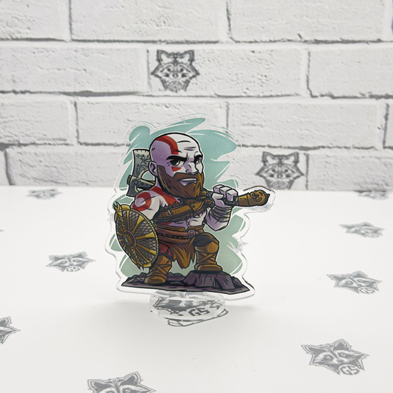 Акрилова колекційна фігурка Chibi - God of War Бог Війни 10 cм