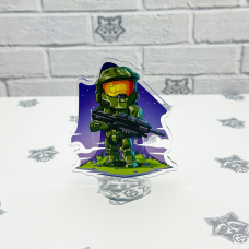 Акрилова колекційна фігурка Chibi Halo Мастер Чиф 1 10 cм