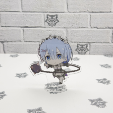 Акрилова колекційна фігурка Чібі Chibi Аніме Re:Zero. Життя з нуля в альтернативному світі - Рем 10 см