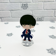 Акрилова колекційна фігурка Чібі Chibi Аніме Магія та м“язи Меш Берндед 10 см