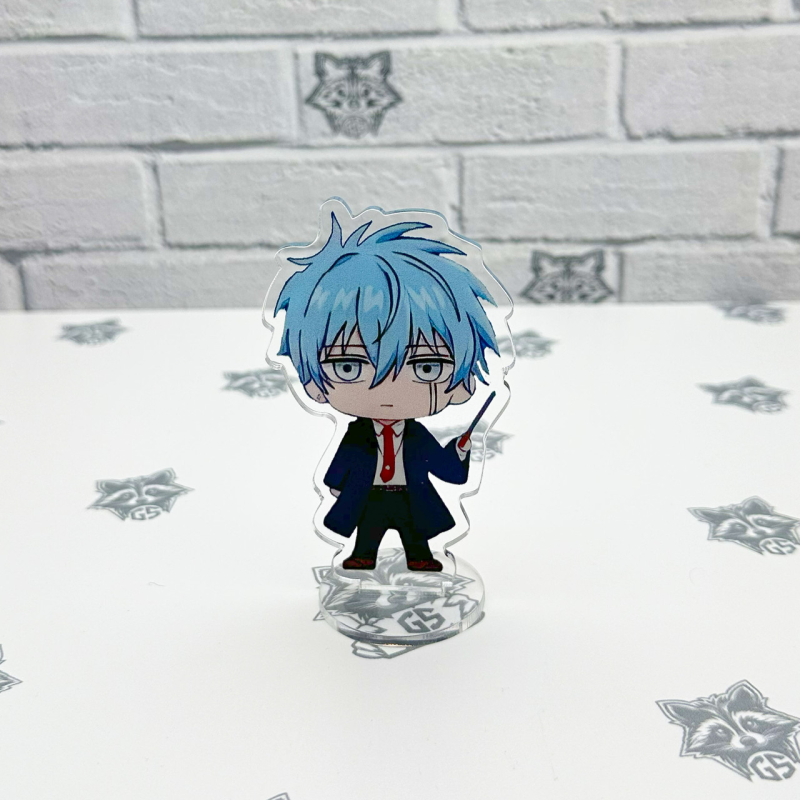 Акрилова колекційна фігурка Чібі Chibi Аніме Магія та м“язи Ланс Краун 10 см