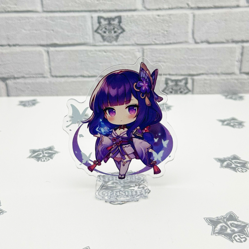 Акрилова колекційна фігурка Геншин Імпакт - Genshin Impact Chibi Сегун Райден 3 10 см