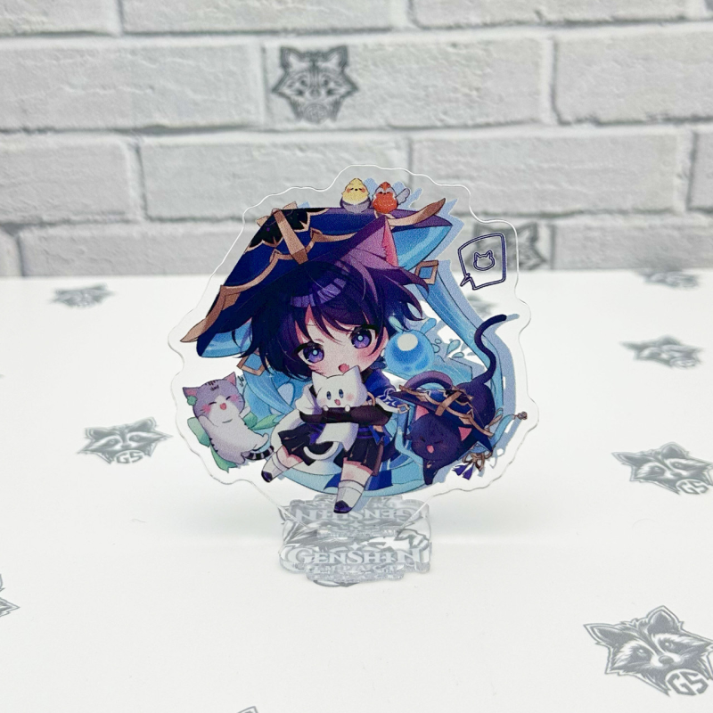 Акрилова колекційна фігурка Chibi Геншин Імпакт - Genshin Impact (Мандрівник Скарамуччі) 1 10 см