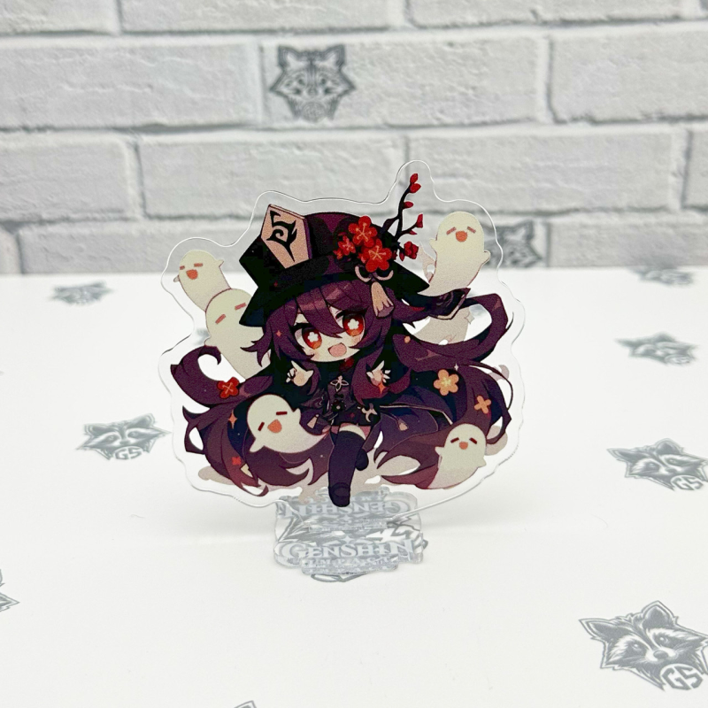 Акрилова колекційна фігурка Chibi Геншин Імпакт - Genshin Impact Ху Тао 10 см