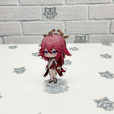 Акрилова колекційна фігурка Chibi Геншин Імпакт - Genshin Impact Яе Міко 10 см
