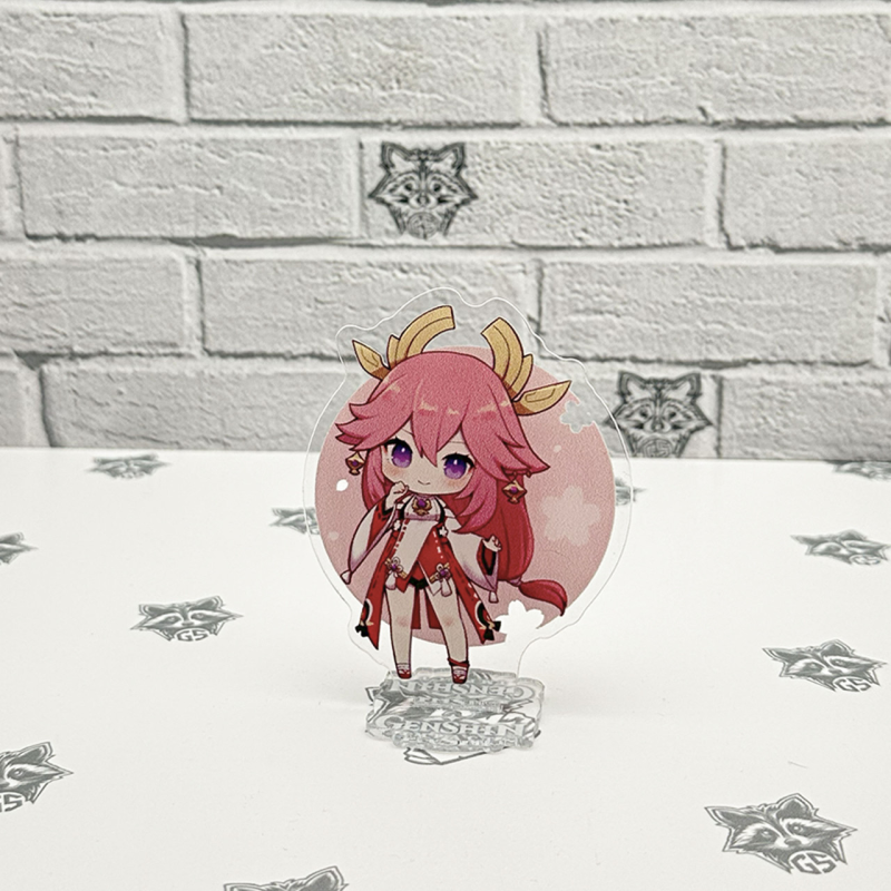 Акрилова колекційна фігурка Chibi Геншин Імпакт - Genshin Impact Яе Міко 1 10 см